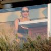 Exclusif -  Kim Kardashian va faire une promenade matinale en maillot de bain le long de la plage à Malibu où ils ont loué une villa avec son mari pendant le confinement dû à l'épidémie de Coronavirus (Covid-19) le 5 mai 2020. Malibu