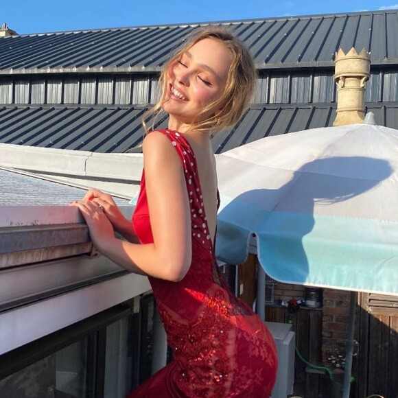 Lily-Rose Depp fête ses 21 ans sur Instagram, le 28 mai 2020.