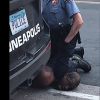 Capture d'écran - Arrestation de George Floyd à Minneapolis ; il est mort peu de temps après à l'hôpital le 27 mai 2020. © Darnella Frazier/Facebook/ZUMA Wire / Bestimage