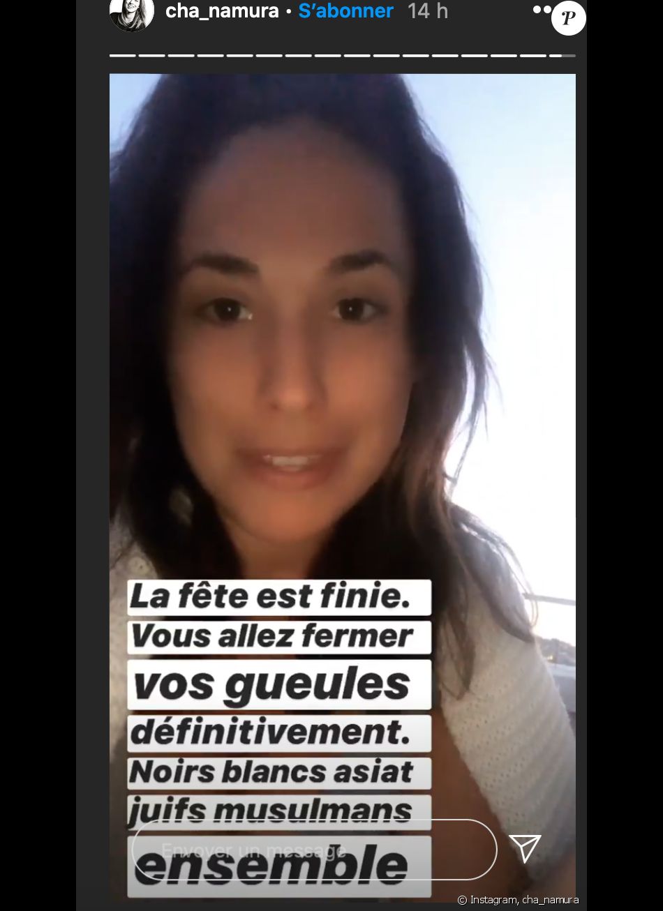 Charlotte Namura réagit aux attaques racistes qu&#039;elle a reçue - Instagram, 31 mai 2020