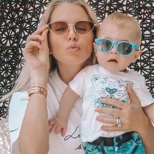 Jessica Thivenin et son fils Maylone, le 29 mai 2020, sur Instagram