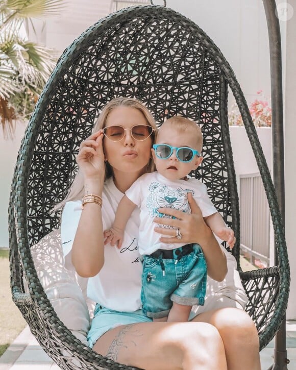 Jessica Thivenin et son fils Maylone, le 29 mai 2020, sur Instagram