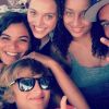 Joakim, Yelena, Eleejah, Jenaye et Joalukas Noah. Les cinq enfants de Yannick Noah posent ensemble sur Instagram le 11 avril 2017. 