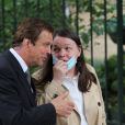 Myriam Boyer - Hommage à Guy Bedos en l'église de Saint-Germain-des-Prés à Paris le 4 juin 2020.