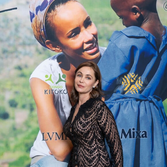 Exclusif - Emmanuelle Béart - Dîner de gala au profit de l'association "Maïsha Africa" de Sonia Rolland, qui vient en aide aux enfants du Rwanda, au Pavillon Gabriel, à Paris, France, le 17 décembre 2018. © Gorassini-Moreau/Bestimage