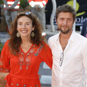 Isabel Otero et son compagnon Joachim - Ouverture du 6ème Festival Les Héros de la Télé à Beausoleil le 7 octobre 2017.