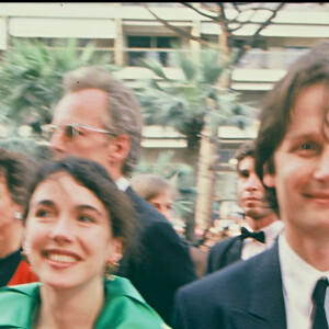 Hippolyte Girardot et Isabel Otero au Festival de Cannes en 1990.