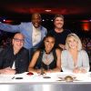 Gabrielle Union (assise, au milieu) a été juré d'America's Got Talent lors de la saison 14 de l'émission, diffusée entre les 28 mai et 18 septembre 2019.
