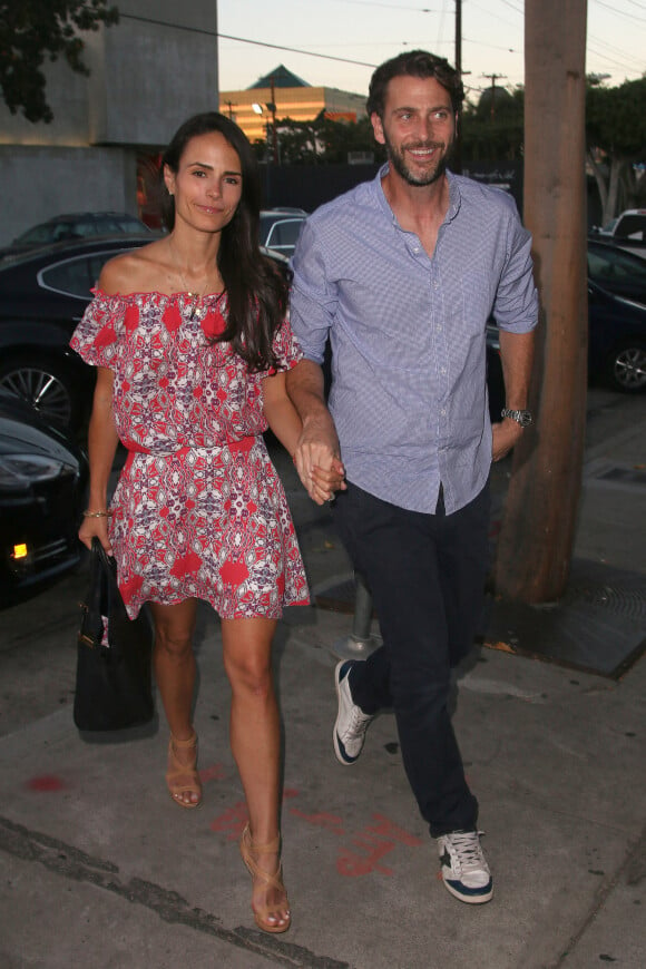 Jordana Brewster et Andrew Form allant dîner chez Craig's dans West Hollywood en août 2015 à Los Angeles. © David Tonnessen/PCN/ABACAPRESS.COM