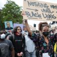 Manifestation contre les violences policières et le racisme à Londres. Le 6 juin 2020.