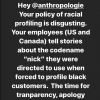 "Hey Anthropologie, votre politique de profilage raciale est déguelasse." Emmy Rossum dénonce la politique raciste de la marque de vêtements Anthropologie, qui discrimine ses employés noirs et a attribué un nom de code à ses clients noirs. Story Instagram du 11 juin 2020.