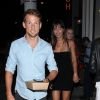 Jenson Button et Brittny Ward sortent d'un dîner à Los Angeles Le 16 Jun 2017