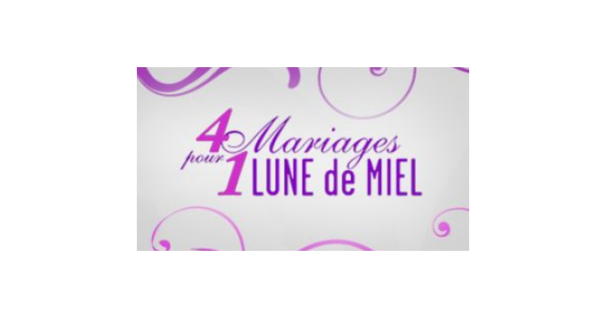 Voix Off 4 Mariages Pour Une Lune De Miel Logo4 mariages pour 1 lune de miel (TF1) - Purepeople