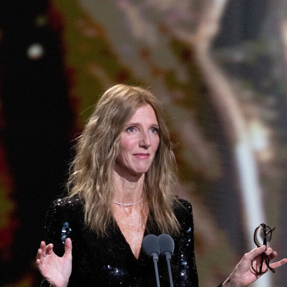 Sandrine Kiberlain, présidente de la 45ème cérémonie des César lors de la 45ème cérémonie des César à la salle Pleyel à Paris le 28 février 2020 © Olivier Borde / Dominique Jacovides /