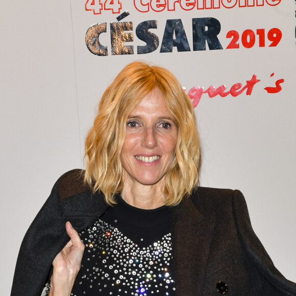 Sandrine Kiberlain - Photocall du dîner de la 44ème cérémonie des César au Fouquet's à Paris. Le 22 février 2019 © Pierre Perusseau / Bestimage