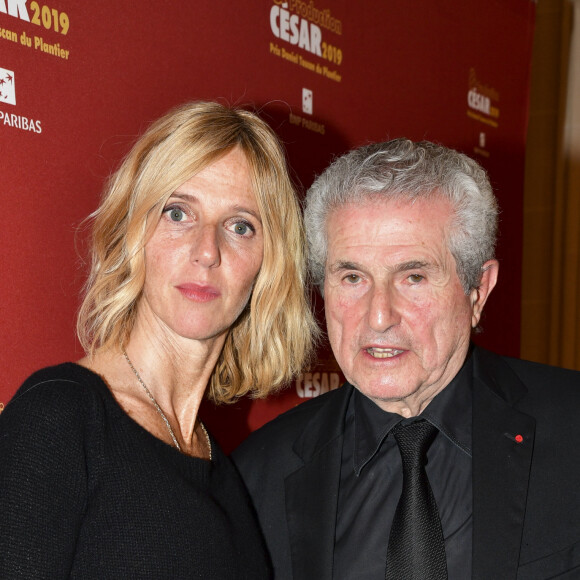 Sandrine Kiberlain et Claude Lelouch - Dîner des producteurs pour les Cesar 2019 et remise du Prix Daniel Toscan du Plantier à l'hôtel Four Seasons George V à Paris, le 18 février 2019. © Pierre Perusseau/Bestimage