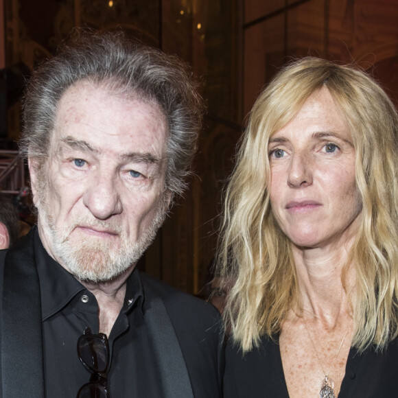 Eddy Mitchell et Sandrine Kiberlain - Dîner des révélations des Cesar 2018 au Petit Palais à Paris, le 15 janvier 2018. © Olivier Borde/Bestimage