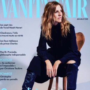 Sandrine Kiberlain en couverture du magazine "Vanity Fair", numéro de juin-juillet 2020.