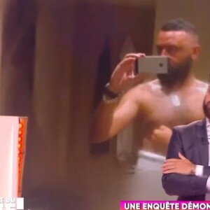 Cyril Hanouna, une photo de lui musclé dévoilée dans "C que du kif", le 17 juin 2020, sur C8