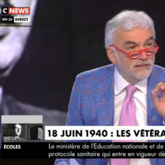 Pascal Praud donne des nouvelles de Jean-Pierre Elkabbach après son hospitalisation - Cnews, 18 juin 2020