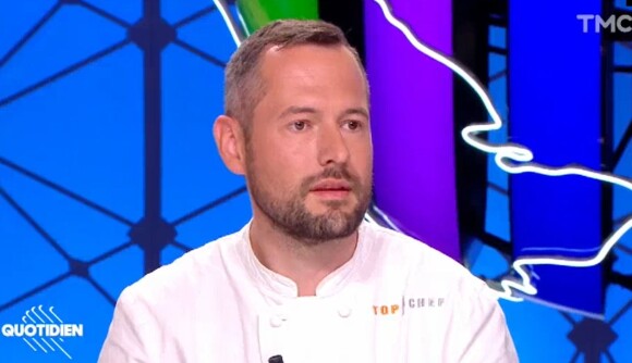 David Gallienne de "Top Chef 2020" dans "Quotidien", le 18 juin, sur TMC