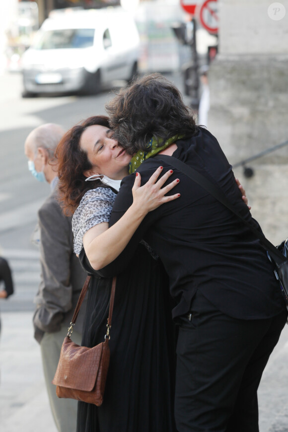 Obsèques de Marcel Maréchal en l'église Saint-Roch à Paris le 19 juin 2020.