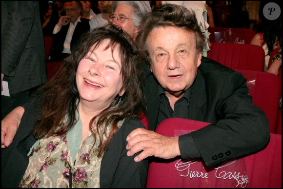 Yolande Moreau et Marcel Maréchal - Cérémonie de la 21e nuit des Molières au théâtre de Paris. Le 14 mai 2007.