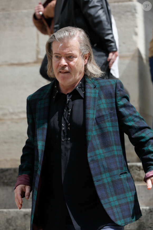 Sorties des obsèques de Marcel Maréchal en l'église Saint-Roch. Paris, le 19 juin 2020.