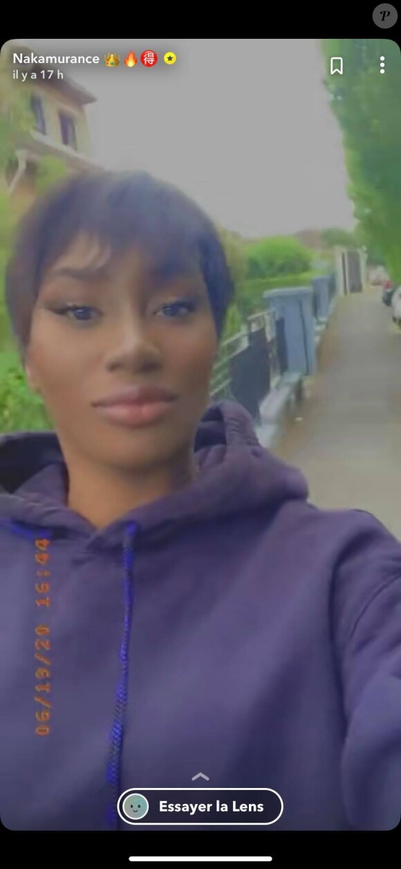 Aya Nakamura sur Snapchat le 19 juin 2020.