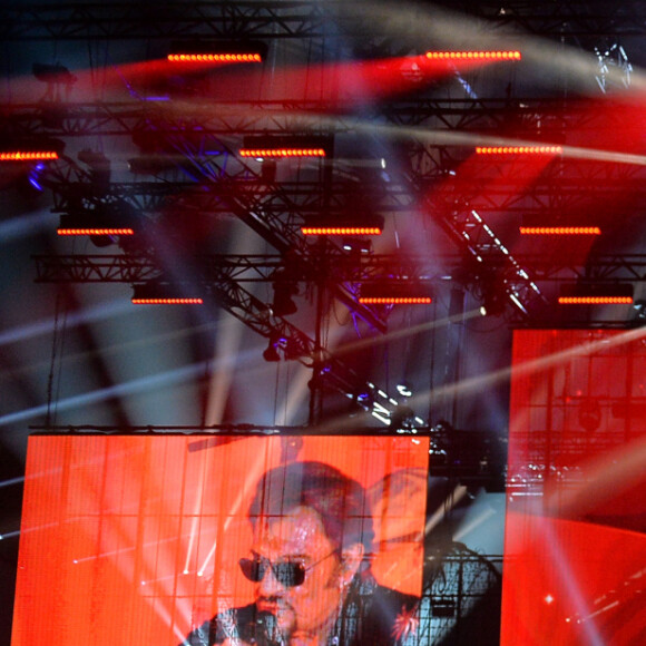 Exclusif - Scène - Kendji Girac, Garou, Greg Zlap et Laury Thilleman - Enregistrement de l'émission "Tous ensemble pour la musique" pour la fête de la musique 2020 à l'AccorHotels Arena à Paris le 18 juin 2020. © Cyril Moreau / Veeren Ramsamy / Bestimage