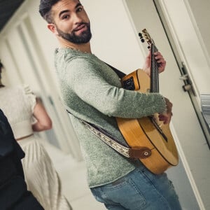 Exclusif - Backstage - Kendji Girac - Enregistrement de l'émission "Tous ensemble pour la musique" pour la fête de la musique 2020 à l'AccorHotels Arena à Paris le 18 juin 2020. © Cyril Moreau / Veeren Ramsamy / Bestimage