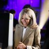 La Première Dame Brigitte Macron - Symphonie pour la vie - Les artistes se mobilisent pour les soignants - Une grande soirée musicale au Théâtre du Châtelet à Paris diffusée le 24 juin en prime time sur France 3. Le 15 juin 2020. © Dominique Jacovides/Bestimage