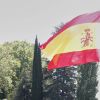 La famille royale d'Espagne lors d'une minute de silence en hommage aux victimes du coronavirus (COVID-19) à Madrid le 27 mai 2020.