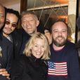 Toumani Sangaré, Nicole Schluss, le rappeur Oxmo Puccino (Abdoulaye Diarra), Kim Chapiron, Vincent Cassel, Ludivine Sagnier, Alban Ivanov, JR (Artiste), Ladj Ly lors de la remise de la médaille d'Officier des Arts et des Lettres au rappeur O.Puccino par l'acteur, réalisateur et producteur V.Cassel à l'hôtel du Collectionneur à Paris, France, le 2 mars 2020. © Jack Tribeca/Bestimage