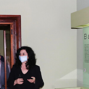 Le roi Felipe VI et la reine Letizia d'Espagne en visite à Las Palmas (Grande Canarie) pendant l'épidémie de coronavirus (Covid-19), le 23 juin 2020.