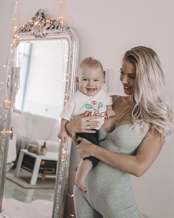 Jessica Thivenin avec son fils Maylone, juin 2020, sur Instagram