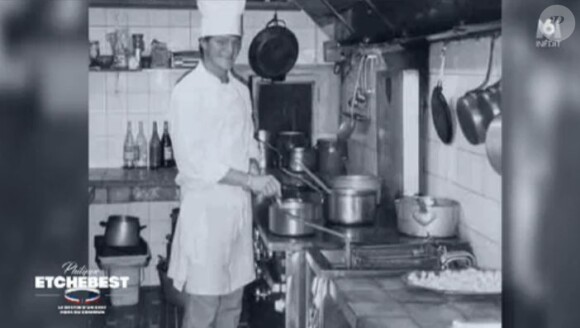 Images de Philippe Etchebest jeune et avec des cheuveux - documentaire sur Philippe Etchebest diffusé le 24 juin 2020, sur M6