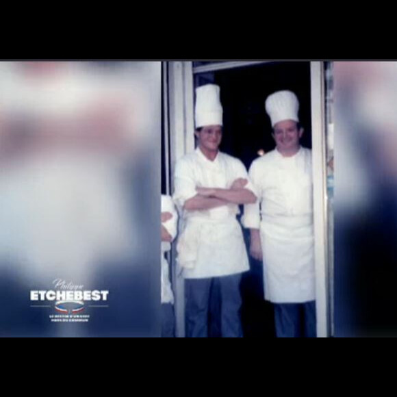 Images de Philippe Etchebest jeune et avec des cheuveux - documentaire sur Philippe Etchebest diffusé le 24 juin 2020, sur M6