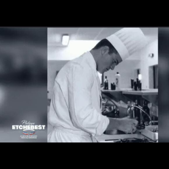 Images de Philippe Etchebest jeune et avec des cheuveux - documentaire sur Philippe Etchebest diffusé le 24 juin 2020, sur M6