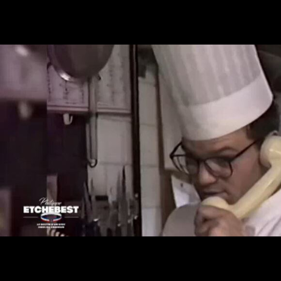 Images de Philippe Etchebest jeune et avec des cheuveux - documentaire sur Philippe Etchebest diffusé le 24 juin 2020, sur M6