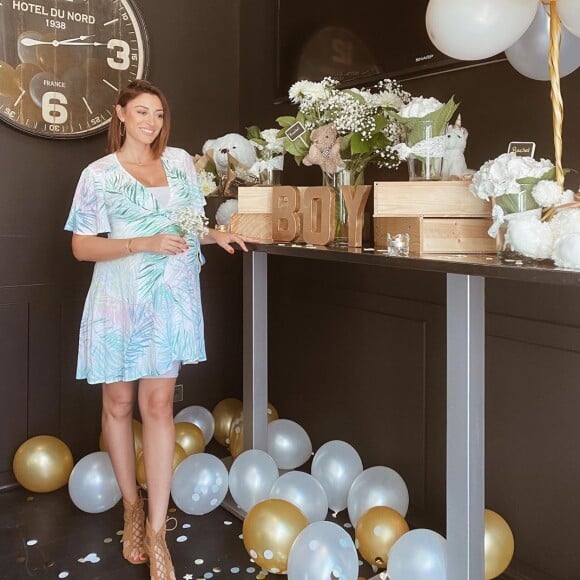 La baby shower de Rachel Legrain-Trapani le 28 juin 2020.