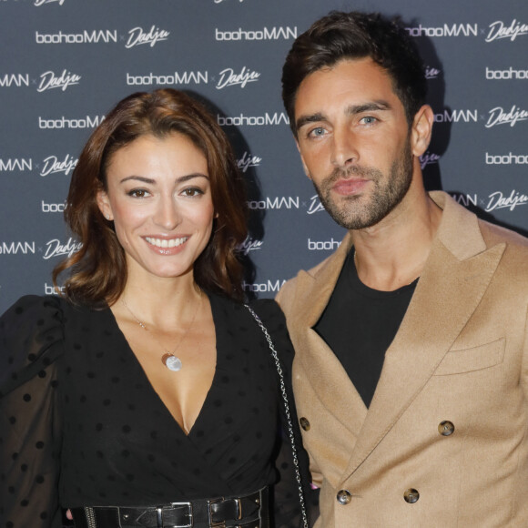 Rachel Legrain-Trapani et son compagnon Valentin Leonard - Soirée de lancement BoohooMan x Dadju à l'Institut du Monde Arabe à Paris, le 29 octobre 2019. © Veeren Ramsamy-Christophe Clovis/Beswtimage