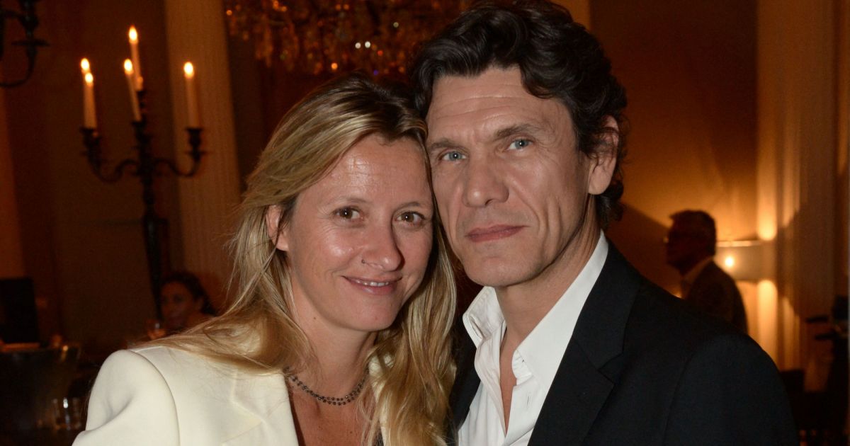 Exclusif - Marc Lavoine et son femme Sarah - Le Restaurant Apicius dans