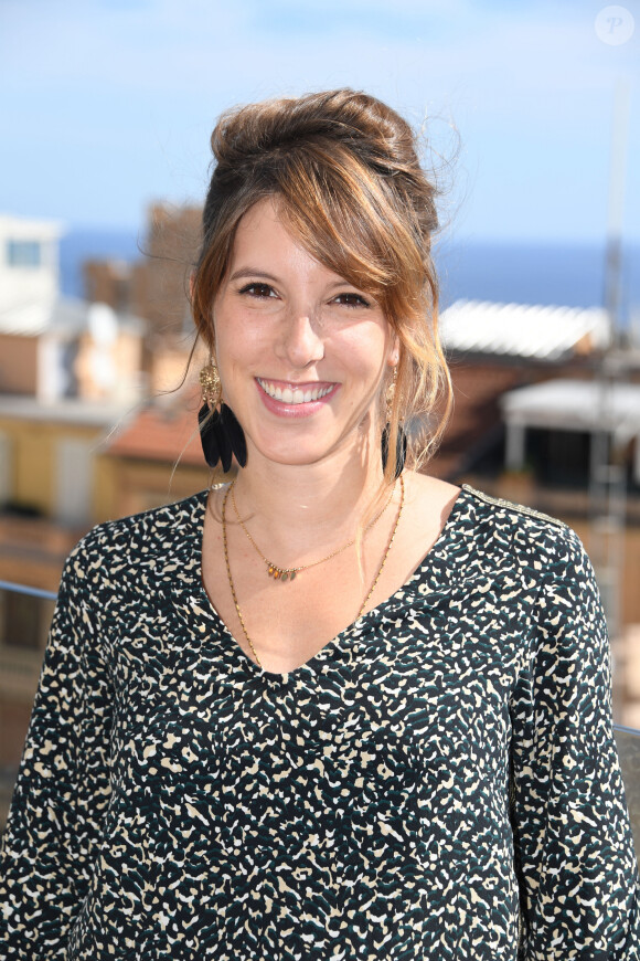 Exclusif - Léa François (enceinte) - 8ème saison des Héros de la TV à Beausoleil, le 5 octobre 2019. © Lionel Urman/Bestimage