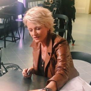 Sophie Davant porte une veste signée de la marque Giorgio & Mario appelée Perfect F et d'une valeur de 516 euros - Instagram, 21 novembre 2019