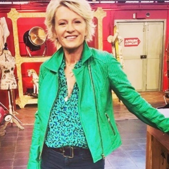 Sophie Davant porte une veste signée de la marque Giorgio & Mario appelée Colombe et d'une valeur de 389 euros - Instagram, 15 octobre 2019