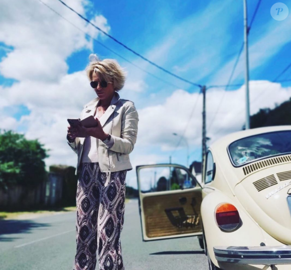 Sophie Davant porte une veste signée de la marque Giorgio & Mario appelée Cléophee et d'une valeur de 537 euros - Instagram, 10 juin 2020