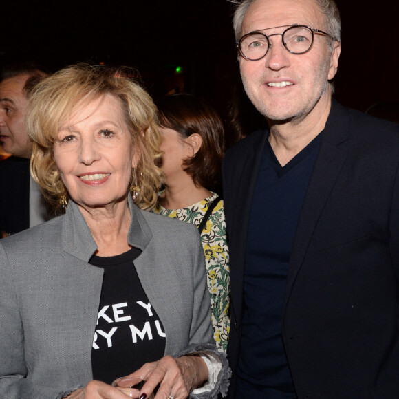 Exclusif - Catherine Barma et Laurent Ruquier (parrain) - Prix littéraire Grands Destins du Parisien Week-End au Buddha Bar à Paris, France, le 17 octobre 2018. Un événement organisé Five Eyes production. © Rachid Bellak/Bestimage