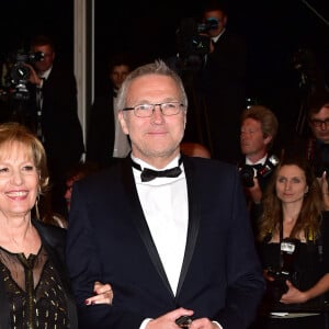 Laurent Ruquier, Catherine Barma - Montée des marches du film "Juste la fin du monde" lors du 69ème Festival International du Film de Cannes. Le 19 mai 2016. © Giancarlo Gorassini/Bestimage