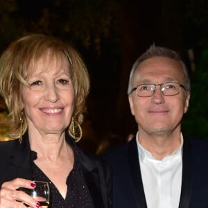 Exclusif - Catherine Barma et Laurent Ruquier à l'enregistrement de l'émission "On n'est pas couché" à la Villa Domergue lors du 69ème Festival International du Film de Cannes le 18 mai 2016. © Giancarlo Gorassini / Veeren / Bestimage